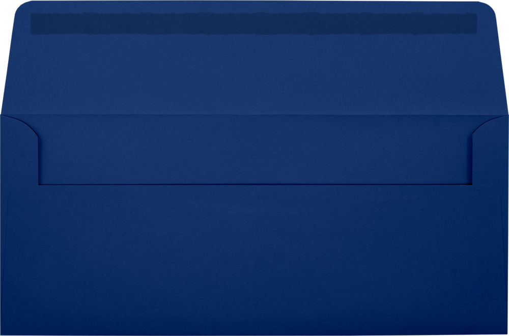 Navy Blue 32lb #10 Window Envelopes (4 1/8 x 9 1/2)