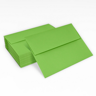 Lime Green 32lb A1 Invitation Envelopes (3 5/8 x 5 1/8) with Peel & Seal