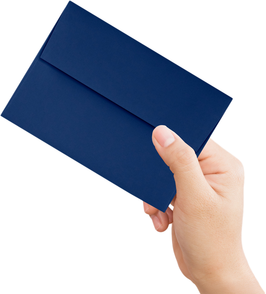 Navy Blue 32lb A1 Invitation Envelopes (3 5/8 x 5 1/8) with Peel & Seal