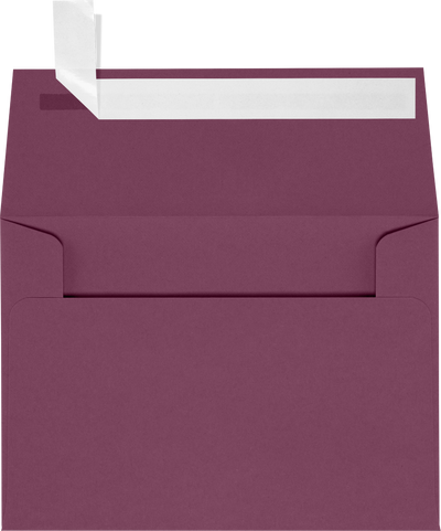 Vintage Plum Purple 32lb A1 Invitation Envelopes (3 5/8 x 5 1/8) with Peel & Seal