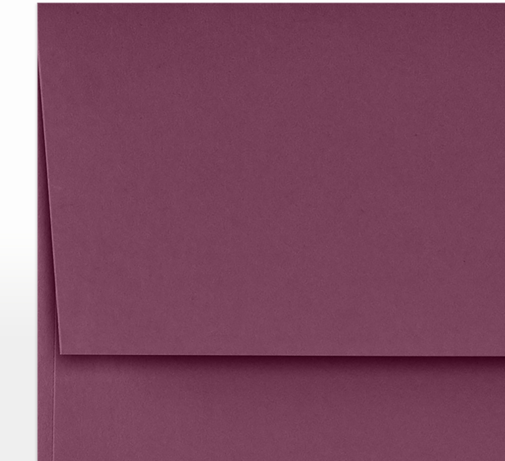 Vintage Plum Purple 32lb A1 Invitation Envelopes (3 5/8 x 5 1/8) with Peel & Seal