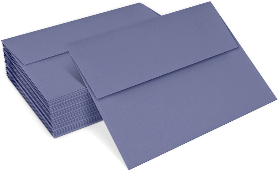 Wisteria Purple 32lb A1 Invitation Envelopes (3 5/8 x 5 1/8) with Peel & Seal
