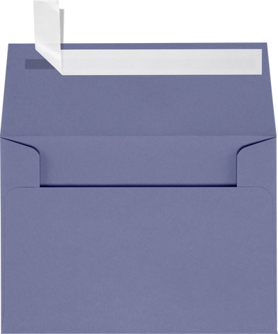 Wisteria Purple 32lb A1 Invitation Envelopes (3 5/8 x 5 1/8) with Peel & Seal