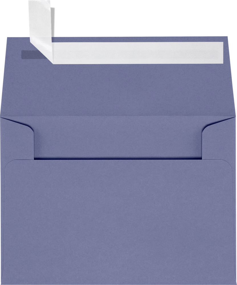 Wisteria Purple 32lb A1 Invitation Envelopes (3 5/8 x 5 1/8) with Peel & Seal
