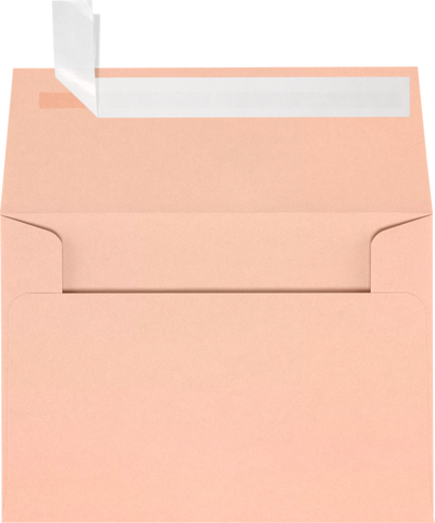 Blush Pink 32lb A1 Invitation Envelopes (3 5/8 x 5 1/8) with Peel & Seal
