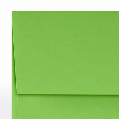 Lime Green 32lb A2 Invitation Envelopes (4 3/8 x 5 3/4) with Peel & Seal