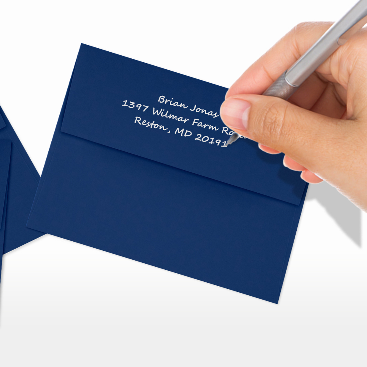 Navy Blue 32lb A2 Invitation Envelopes (4 3/8 x 5 3/4) with Peel & Seal