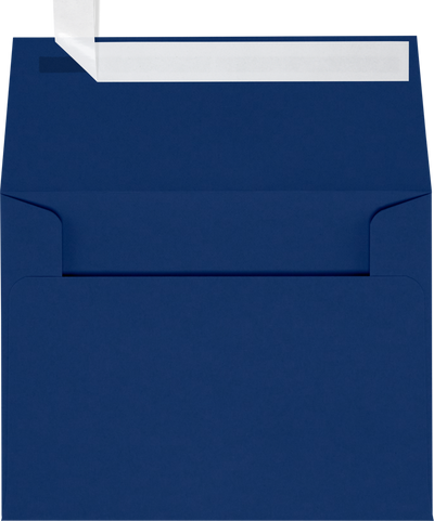 Navy Blue 32lb A2 Invitation Envelopes (4 3/8 x 5 3/4) with Peel & Seal
