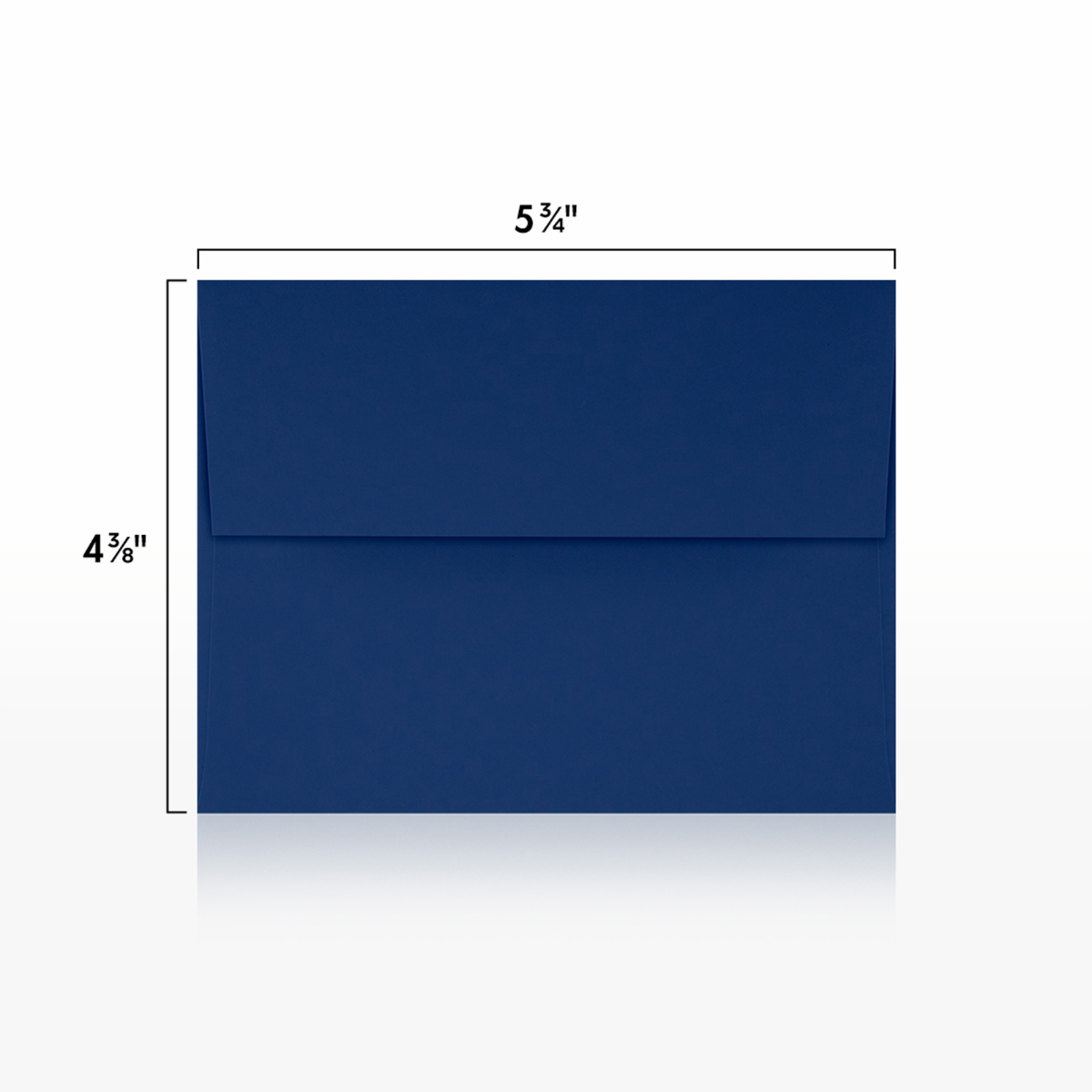 Navy Blue 32lb A2 Invitation Envelopes (4 3/8 x 5 3/4) with Peel & Seal