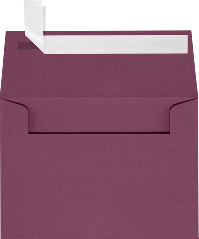Vintage Plum Purple 32lb A2 Invitation Envelopes (4 3/8 x 5 3/4) with Peel & Seal