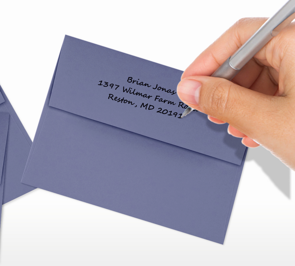 Wisteria Purple 32lb A2 Invitation Envelopes (4 3/8 x 5 3/4) with Peel & Seal