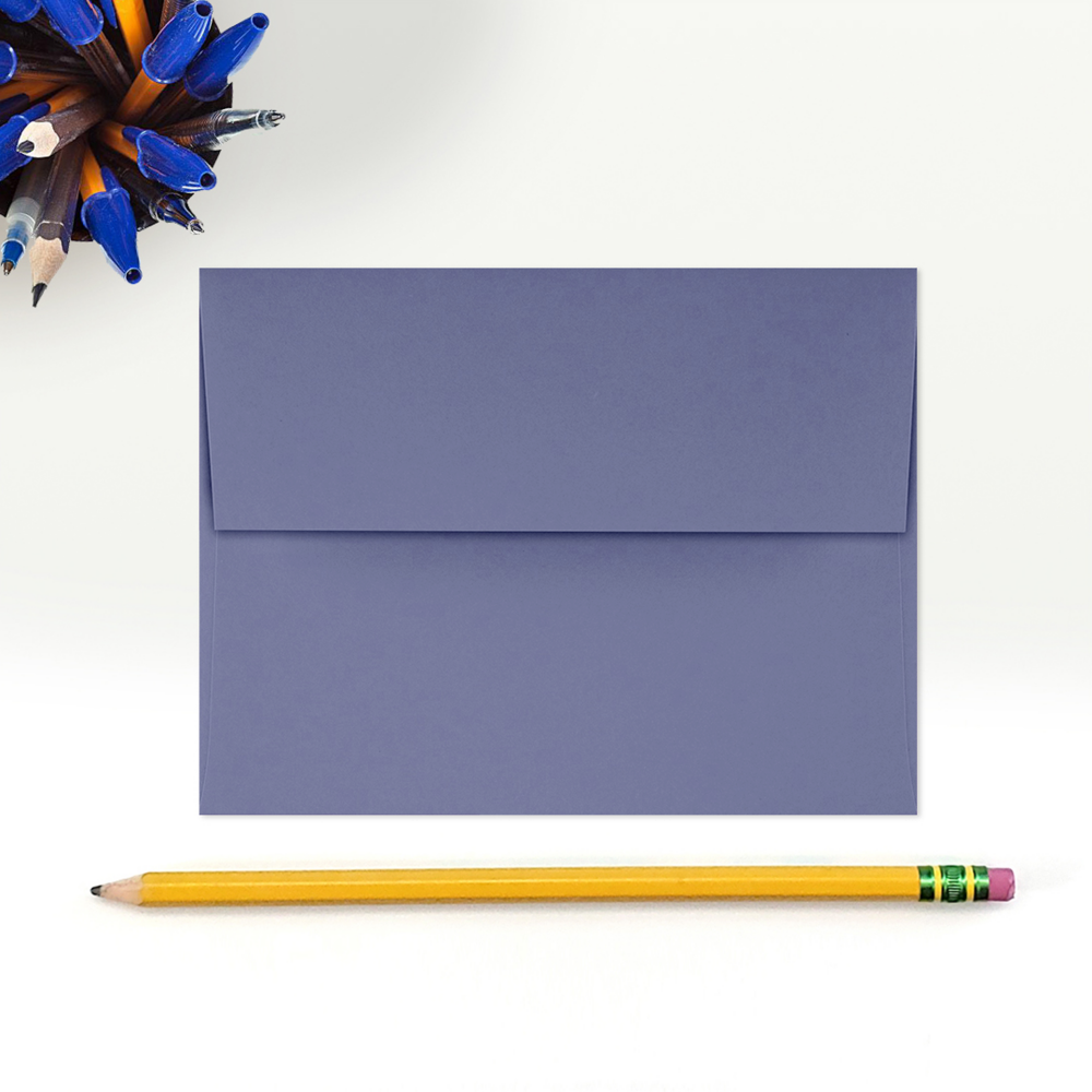 Wisteria Purple 32lb A2 Invitation Envelopes (4 3/8 x 5 3/4) with Peel & Seal