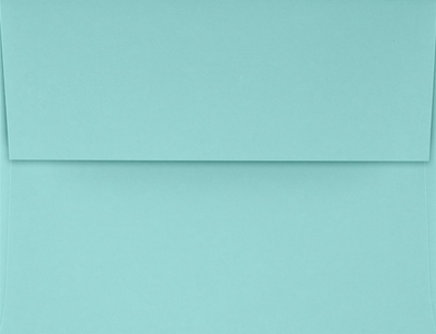 Seafoam Aqua Blue 32lb A2 Invitation Envelopes (4 3/8 x 5 3/4) with Peel & Seal