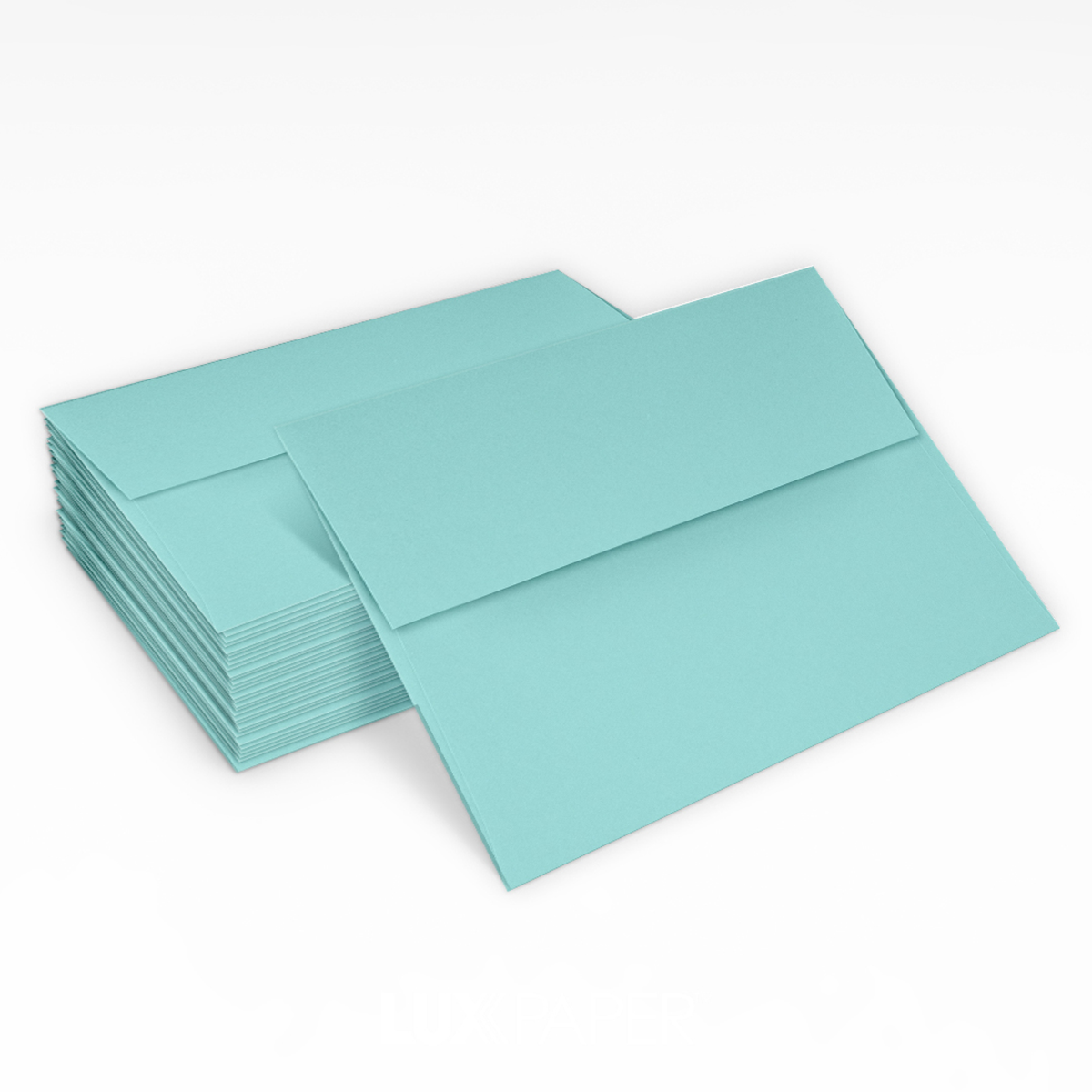 Seafoam Aqua Blue 32lb A2 Invitation Envelopes (4 3/8 x 5 3/4) with Peel & Seal