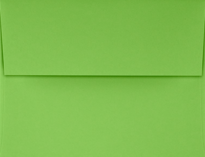 Lime Green 32lb A4 Invitation Envelopes (4 1/4 x 6 1/4) with Peel & Seal