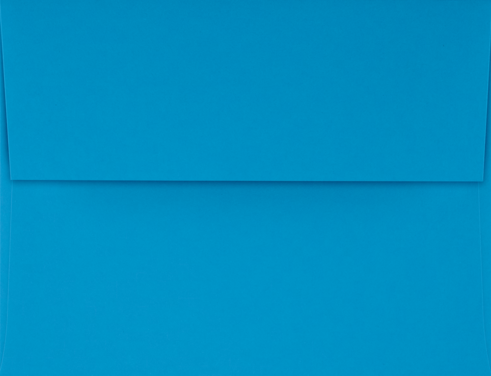 Pool Blue 32lb A4 Invitation Envelopes (4 1/4 x 6 1/4) with Peel & Seal