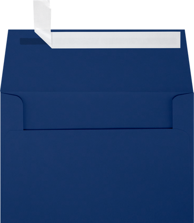 Navy Blue 32lb A4 Invitation Envelopes (4 1/4 x 6 1/4) with Peel & Seal