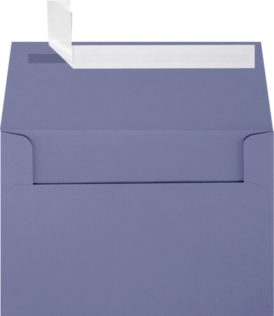 Wisteria Purple 32lb A4 Invitation Envelopes (4 1/4 x 6 1/4) with Peel & Seal