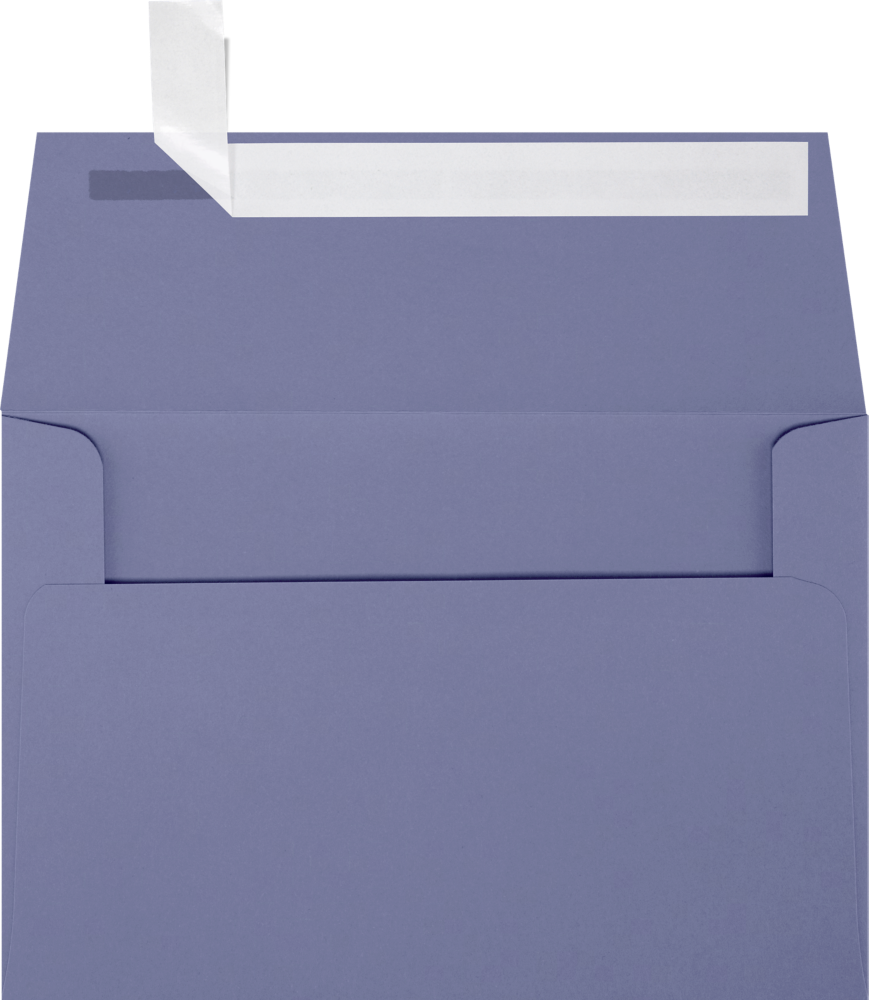 Wisteria Purple 32lb A4 Invitation Envelopes (4 1/4 x 6 1/4) with Peel & Seal