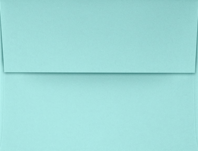 Seafoam Aqua Blue 32lb A4 Invitation Envelopes (4 1/4 x 6 1/4) with Peel & Seal
