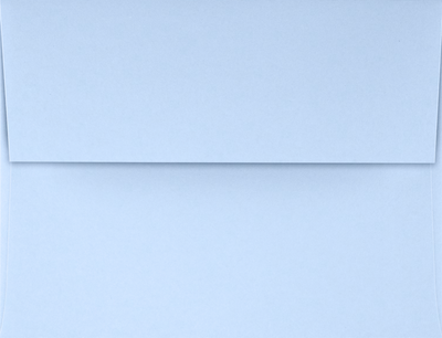 Baby Blue 32lb A4 Invitation Envelopes (4 1/4 x 6 1/4) with Peel & Seal