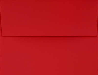 Red 32lb A4 Invitation Envelopes (4 1/4 x 6 1/4) with Peel & Seal