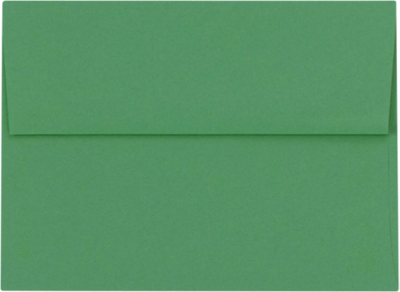 Holiday Green 32lb A4 Invitation Envelopes (4 1/4 x 6 1/4) with Peel & Seal