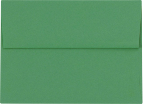 Holiday Green 32lb A4 Invitation Envelopes (4 1/4 x 6 1/4) with Peel & Seal
