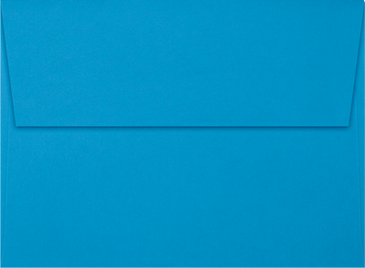 Pool Blue 32lb A6 Invitation Envelopes (4 3/4 x 6 1/2) with Peel & Seal