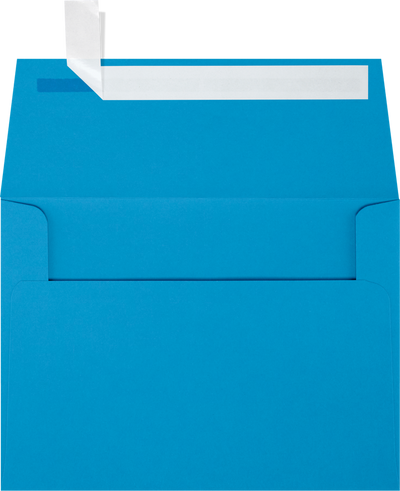 Pool Blue 32lb A6 Invitation Envelopes (4 3/4 x 6 1/2) with Peel & Seal