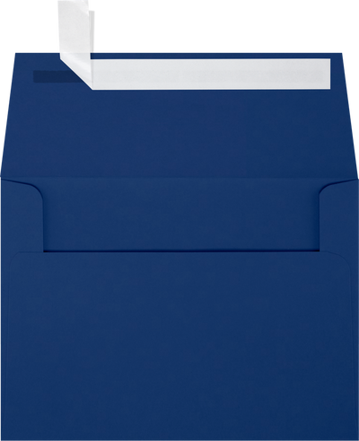 Navy Blue 32lb A6 Invitation Envelopes (4 3/4 x 6 1/2) with Peel & Seal