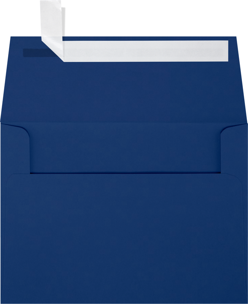 Navy Blue 32lb A6 Invitation Envelopes (4 3/4 x 6 1/2) with Peel & Seal