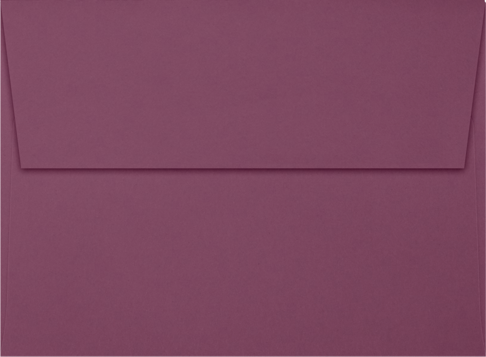 Vintage Plum Purple 32lb A6 Invitation Envelopes (4 3/4 x 6 1/2) with Peel & Seal