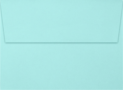 Seafoam Aqua Blue 32lb A6 Invitation Envelopes (4 3/4 x 6 1/2) with Peel & Seal