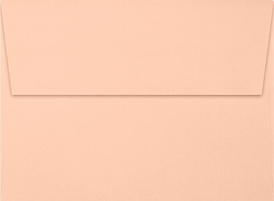 Blush Pink 32lb A6 Invitation Envelopes (4 3/4 x 6 1/2) with Peel & Seal