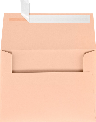 Blush Pink 32lb A6 Invitation Envelopes (4 3/4 x 6 1/2) with Peel & Seal