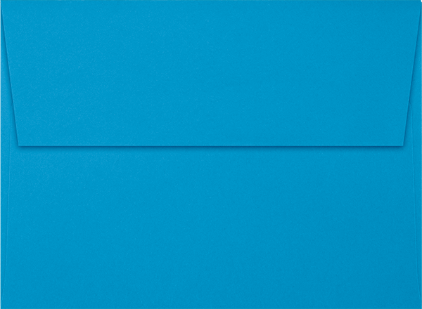 Pool Blue 32lb A7 Invitation Envelopes (5 1/4 x 7 1/4) with Peel & Seal