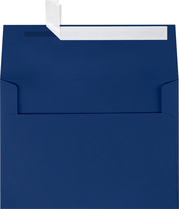 Navy Blue 32lb A7 Invitation Envelopes (5 1/4 x 7 1/4) with Peel & Seal