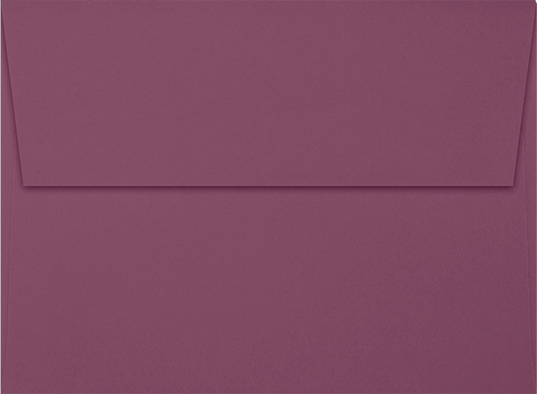 Vintage Plum Purple 32lb A7 Invitation Envelopes (5 1/4 x 7 1/4) with Peel & Seal