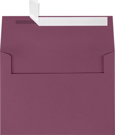 Vintage Plum Purple 32lb A7 Invitation Envelopes (5 1/4 x 7 1/4) with Peel & Seal