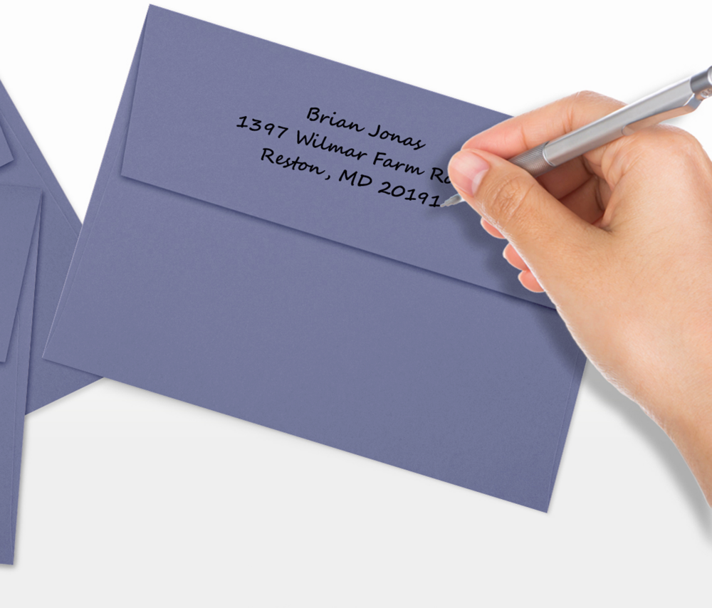 Wisteria Purple 32lb A7 Invitation Envelopes (5 1/4 x 7 1/4) with Peel & Seal