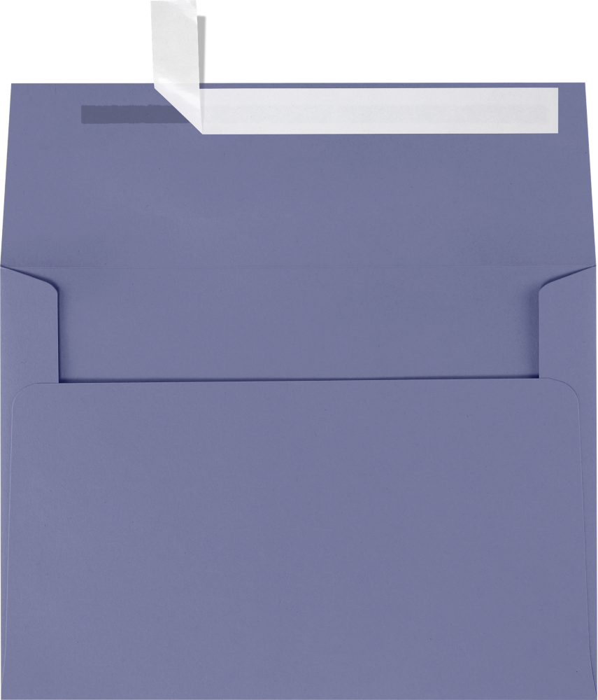 Wisteria Purple 32lb A7 Invitation Envelopes (5 1/4 x 7 1/4) with Peel & Seal
