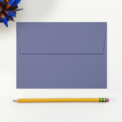 Wisteria Purple 32lb A7 Invitation Envelopes (5 1/4 x 7 1/4) with Peel & Seal