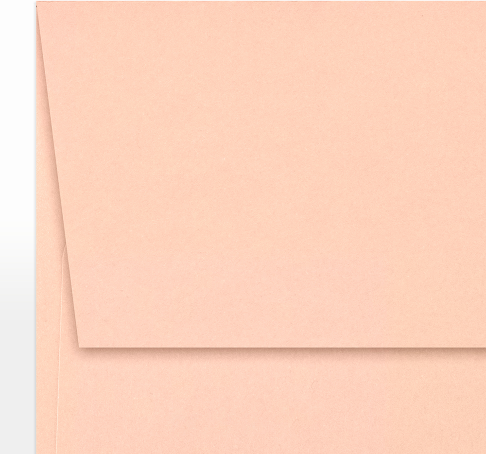 Blush Pink 32lb A7 Invitation Envelopes (5 1/4 x 7 1/4) with Peel & Seal