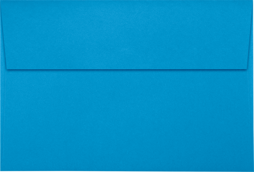 Pool Blue 32lb A8 Invitation Envelopes (5 1/2 x 8 1/8) with Peel & Seal