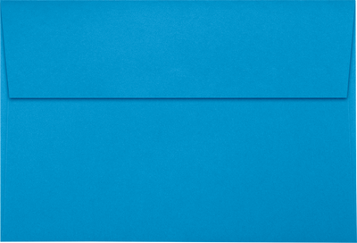 Pool Blue 32lb A8 Invitation Envelopes (5 1/2 x 8 1/8) with Peel & Seal