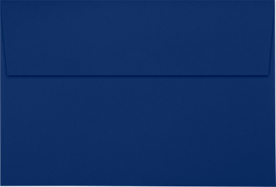 Navy Blue 32lb A8 Invitation Envelopes (5 1/2 x 8 1/8) with Peel & Seal