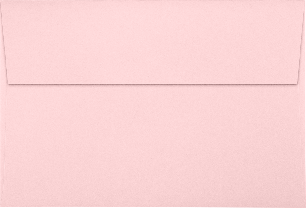 Baby Candy Pink 32lb A8 Invitation Envelopes (5 1/2 x 8 1/8) with Peel & Seal