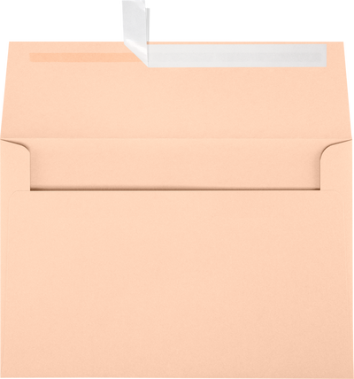 Blush Pink 32lb A8 Invitation Envelopes (5 1/2 x 8 1/8) with Peel & Seal