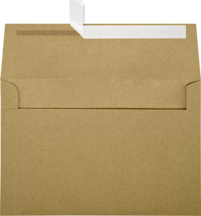 Grocery Bag 28lb A8 Invitation Envelopes (5 1/2 x 8 1/8) with Peel & Seal
